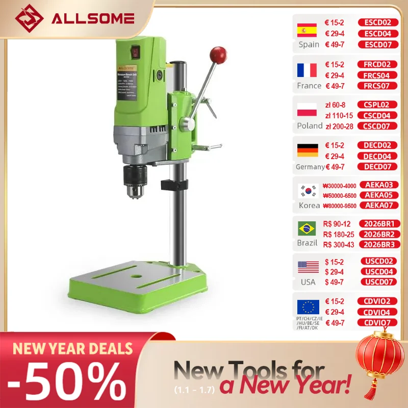 Mini Bench Drill Stand 710W