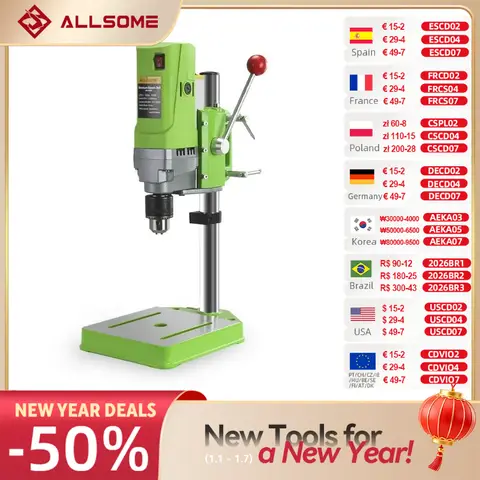 Mini Bench Drill Stand 710W Allsome