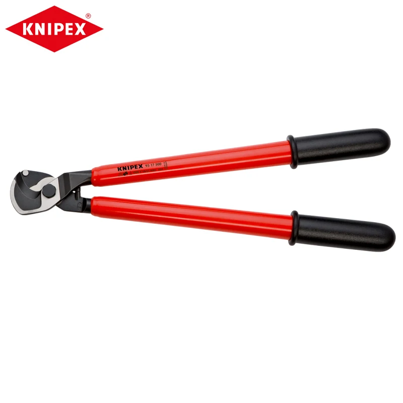 

KNIPEX 95 17 500 Insulated Cable Shear High Quality Materials And Exquisite Craftsmanship Ensure Long Service Life