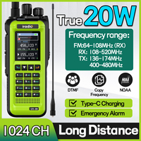 Iradio UV-99 20W Air Band Walkie Talkie Mutli Band High Power FM NOAA 1024CH Wireless Copy Frequency Long Range Type-C Ham Radio