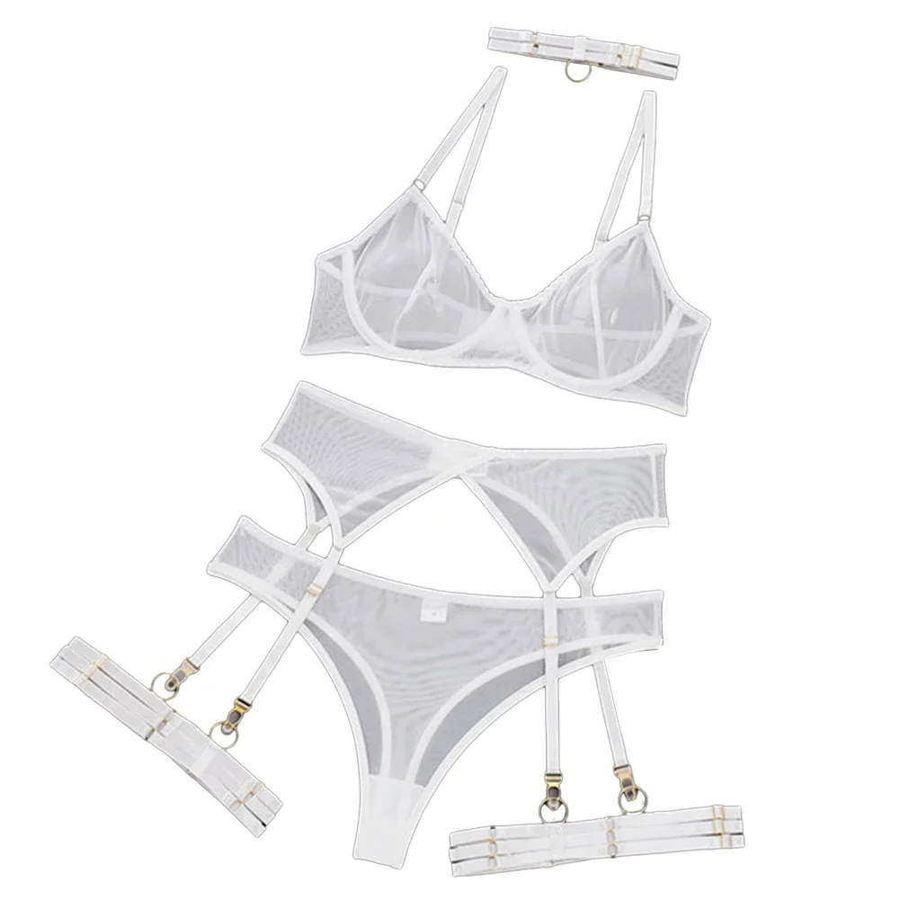 ملابس داخلية نسائية شفافة من الدانتيل شفافة على الرغم من حمالة الصدر، ملابس نوم داخلية، ملابس نوم