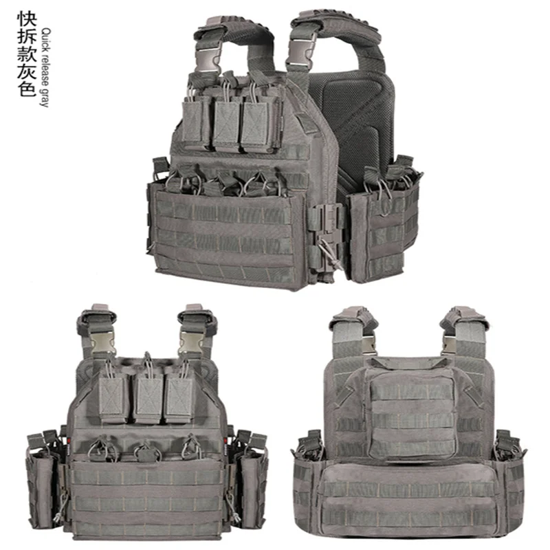 Tactical Vest Outdoor Vest, Army Fans Outdoor Vest Cs Game Vest,expand Training Field Equipment tactical gear Protective plate