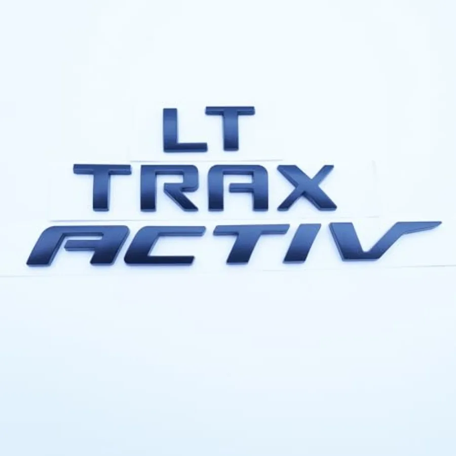 

Kit Set of 3 Trax Emblems Activ LT Badge Letter Logo Nameplate Replacement for 21-26 Trax 42848442