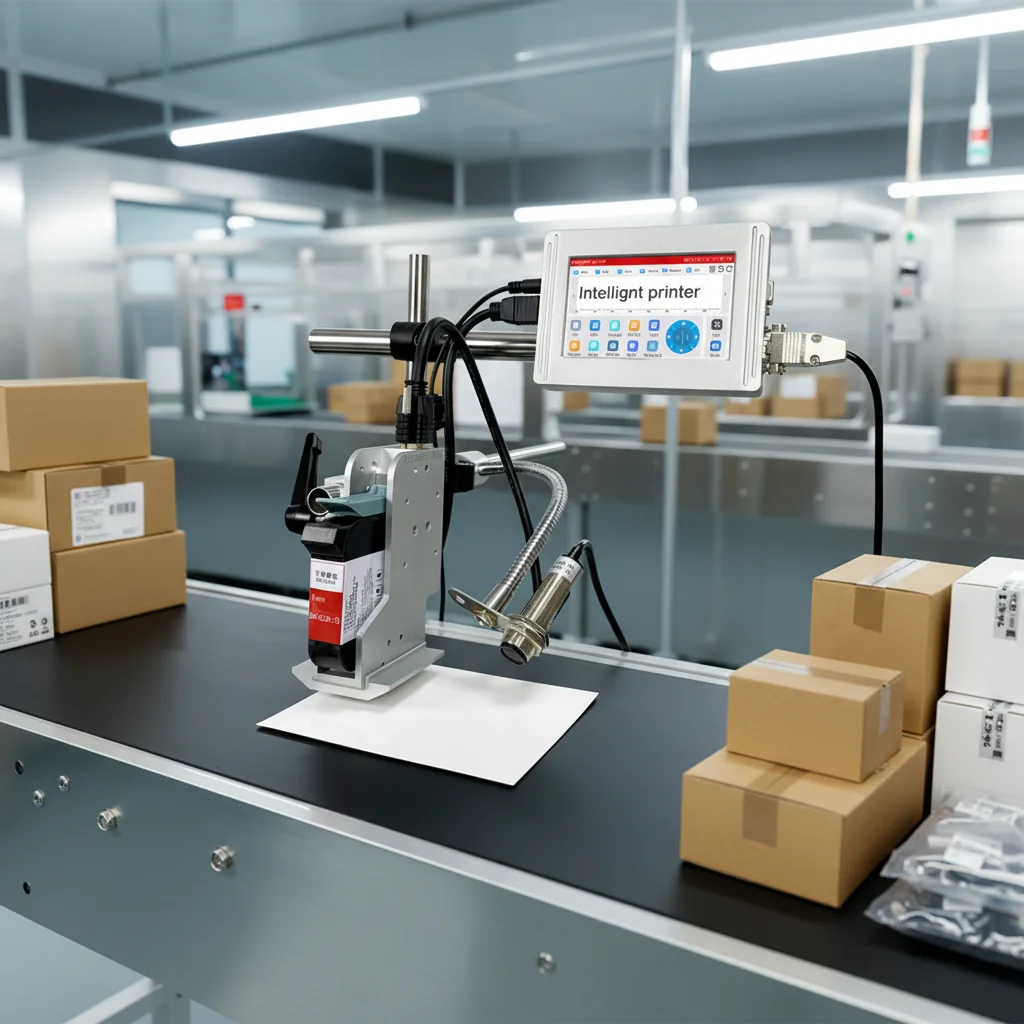 TIJ Inkjet Printer Code Machine Online Date Inkjet Printing Expiration MFG Date Coding Machine for Cartons