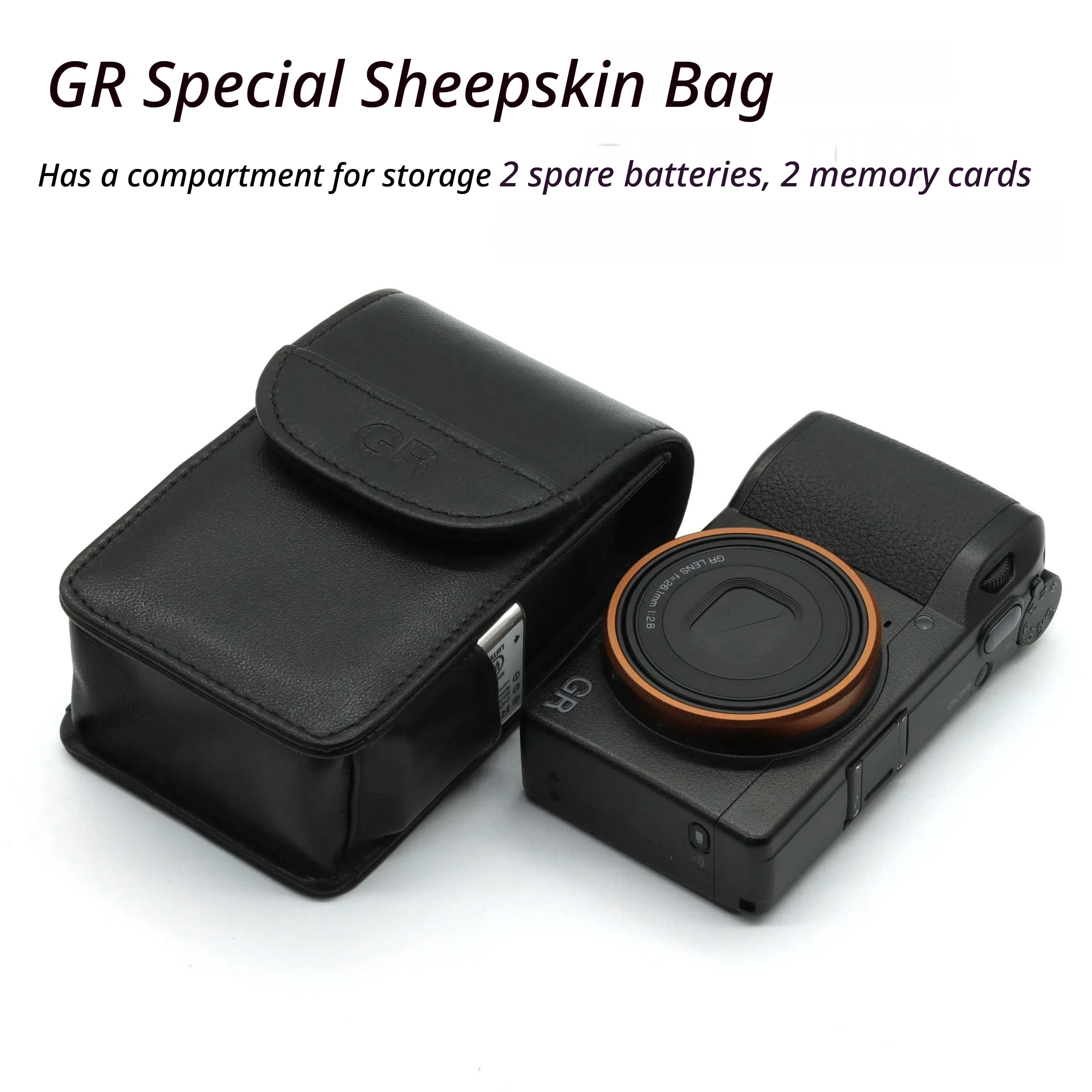 1pc Full Protection Genuine Leather Cowhide Camera Case Bag Box Cover for RIcoh GR1 GR2 GR3 GR3X HDF GRIII GRIIIX GR4 GRIV Gifts
