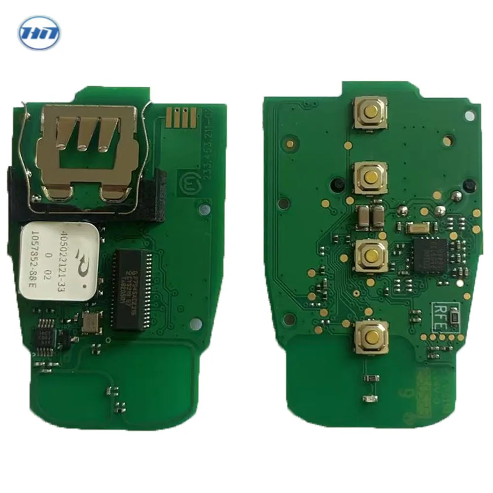 กุญแจรีโมทรถยนต์อัจฉริยะ Heynes 4G0959754J สำหรับ Audi A4 A5 A6L A7 A8 Q5 ระบบ Keyless Go 315/433/868Mhz 3/4 ปุ่ม