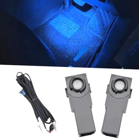 

Для Toyota RAV4 2019 2020 2021 2022 2023 2024 ABS Footwell Ambient Light Автомобильные аксессуары 2 шт.