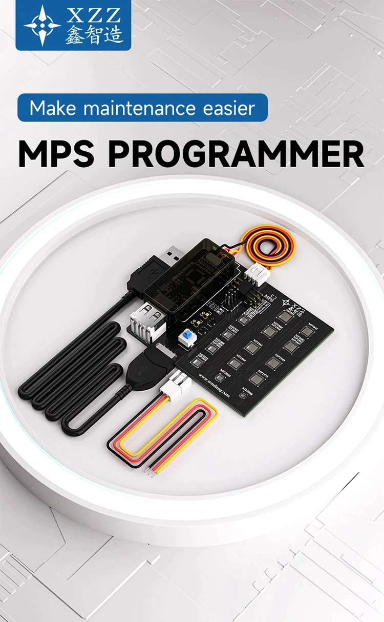 XZZ MPS Programmer for Macbook Lenovo Intel MPS Burner Programmer No-disassembly Chip Read and Write T Offline/Onlin Test Tools