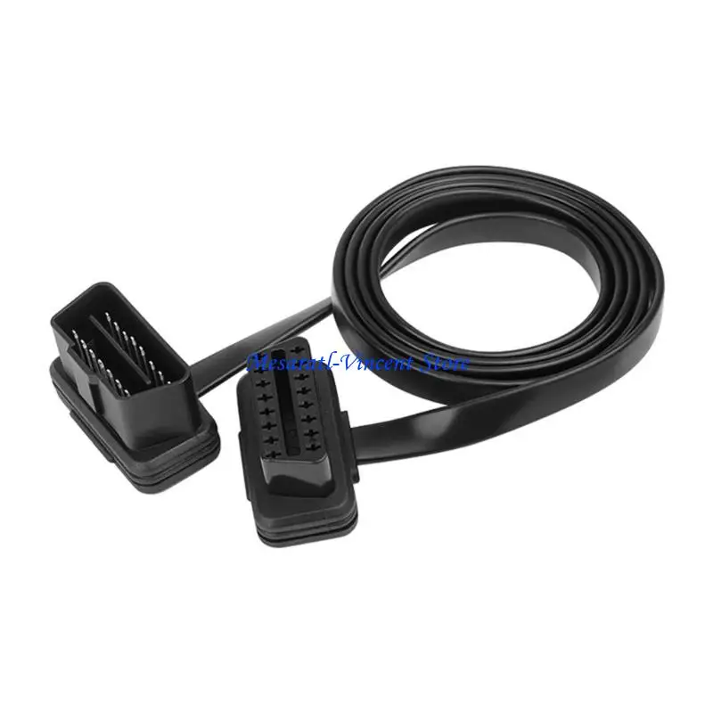 A70F Universal 16Pin OBD2 Extension Cord For Car Diagnostic Tool In Professional Workshops Male to Female Extension Line Cord