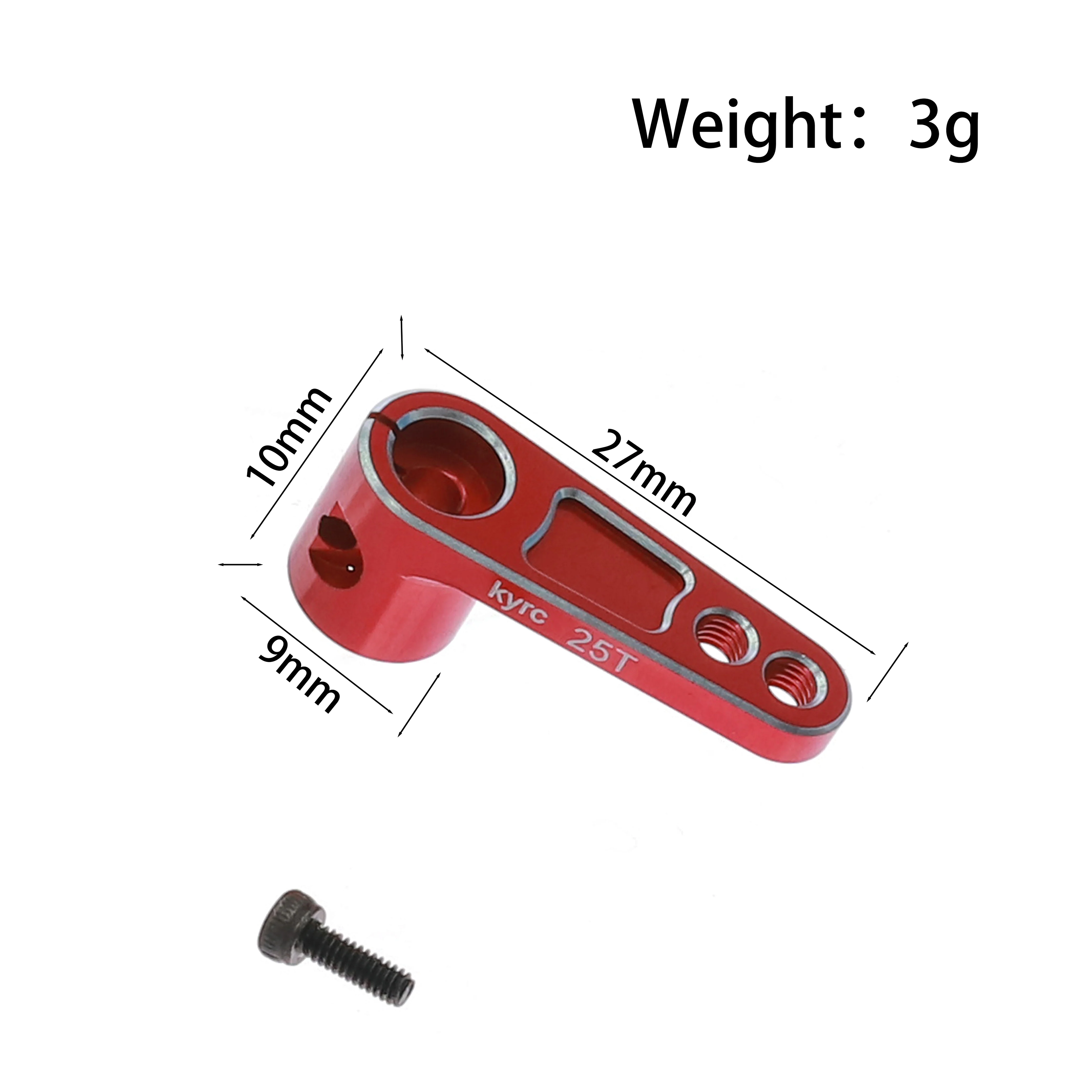 25T Aluminum Alloy Steering Servo Arm Horn for RC Cars – Compatible with Traxxas, Crawler, Large Torque Digital Coreless Servo P