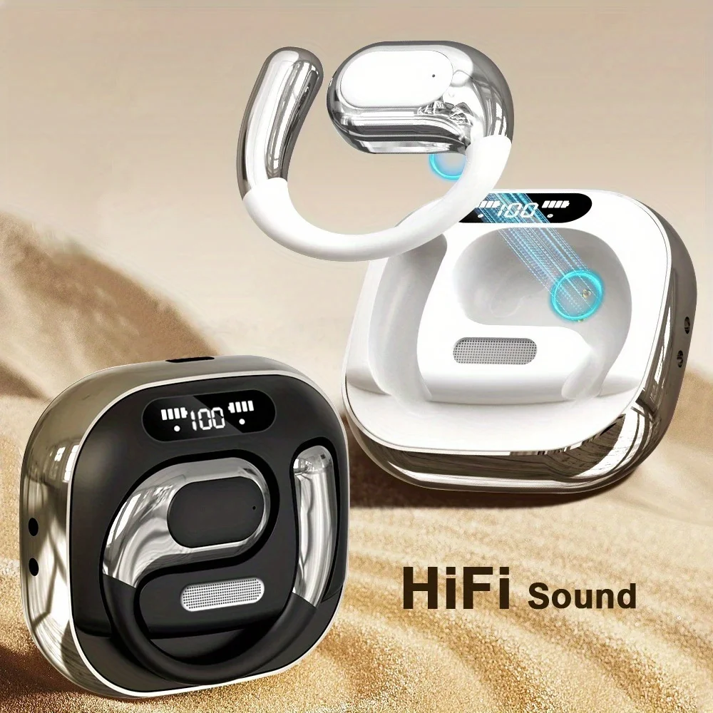 Premium Quality Sports Intelligence Model Wireless Earphones with LED Battery Indicator for Headsets for Business Office Travel