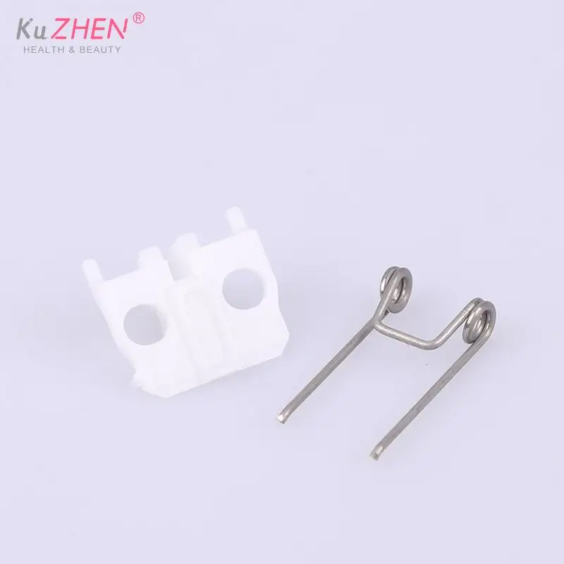 1Set Hair Clipper Swing Head Clipper Guide Block Clipper Replacement Parts With Tension Spring Clipper Accessories For 8081
