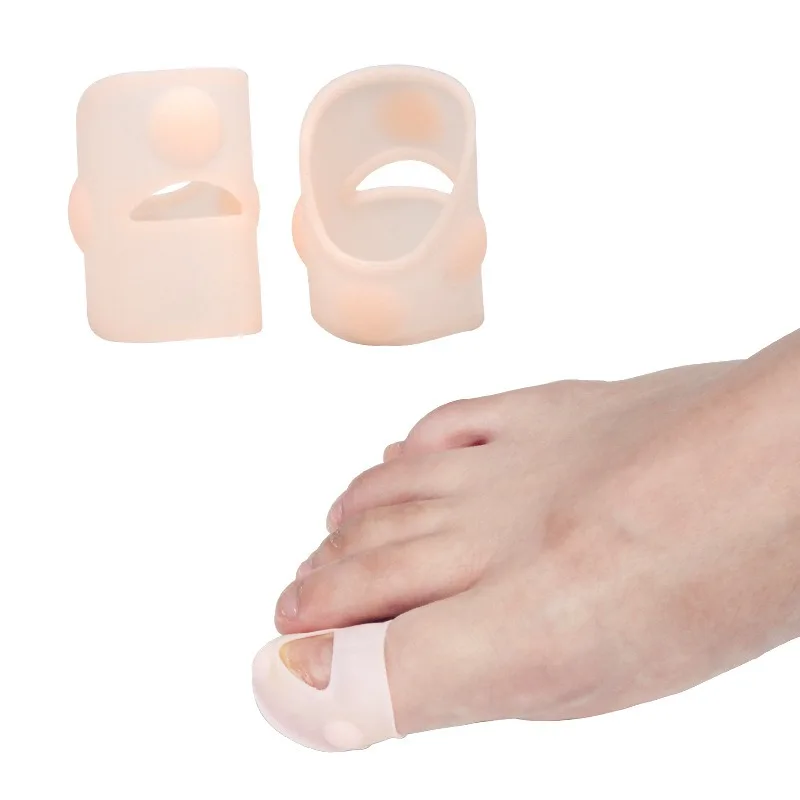 

Silicone Ingrown Toenail Corrector Invisible Straightening Clip Protectors For Pain Relief Toe Nail Treatment Home Travel Use