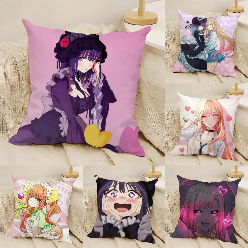 My dress up darling Movie Sticky Pillow Case Natural Linen Organic Fabric Double-Sided Printing Sofa Home Decor Cushion Cover