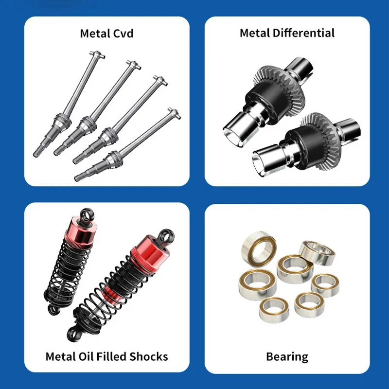 MJX Hyper Go 14208 1/14 4WD RC Car 75KM/H OR 65KM/H Brushless RC Racing Car Remote Control Cars Off-Road Truck Toys