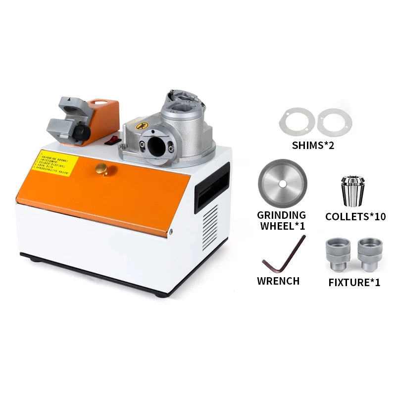 Universal Mini Portable Milling Cutter Grinder   Mistake-Proof Sharpener for 2, 3, or 4-Flute Tools Tungsten Steel Grinder Fo