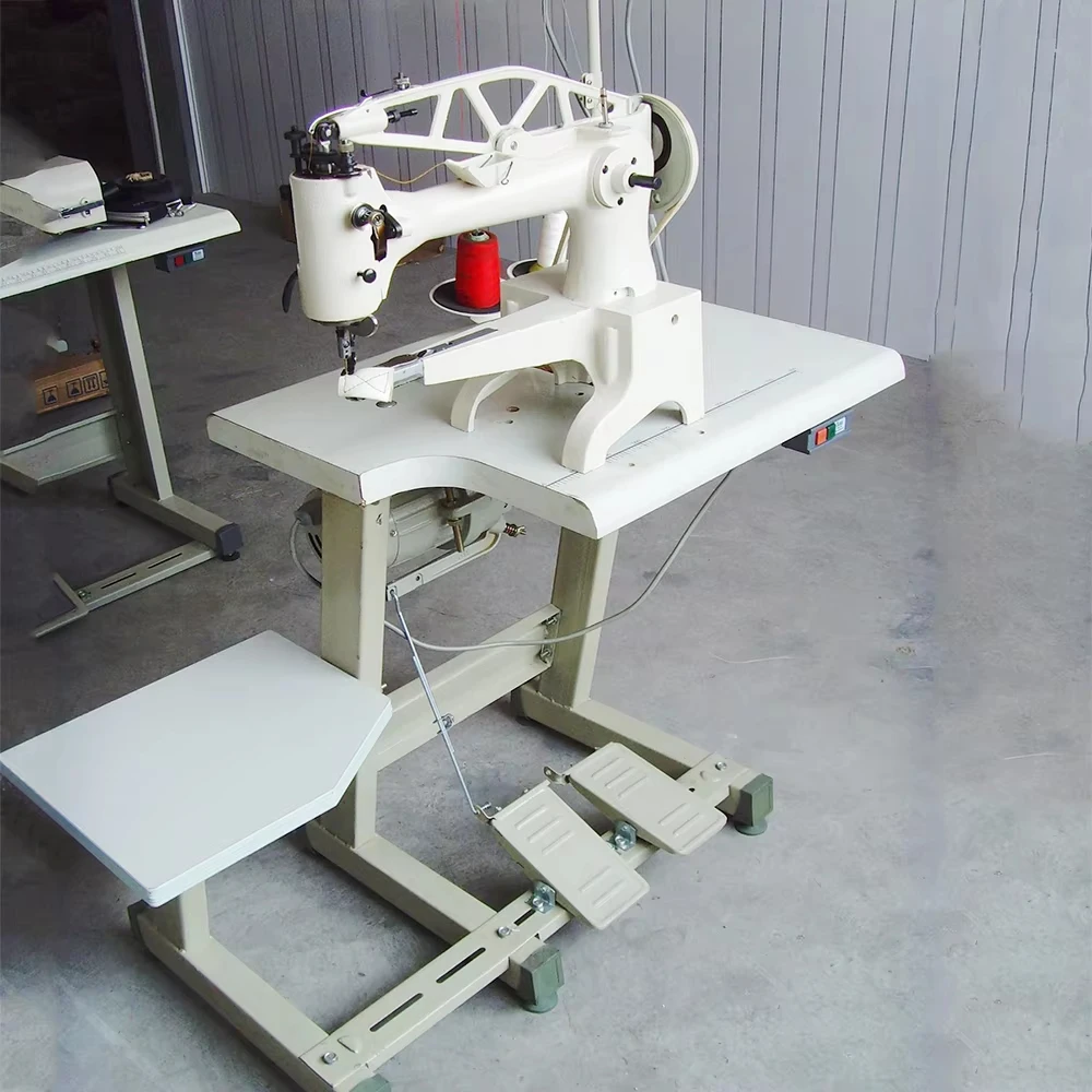 Heavy Duty Cylinder Bed Industrial Leather Sewing Machine Short Long Arm for Shoe Repair & Leather Goods Stitching