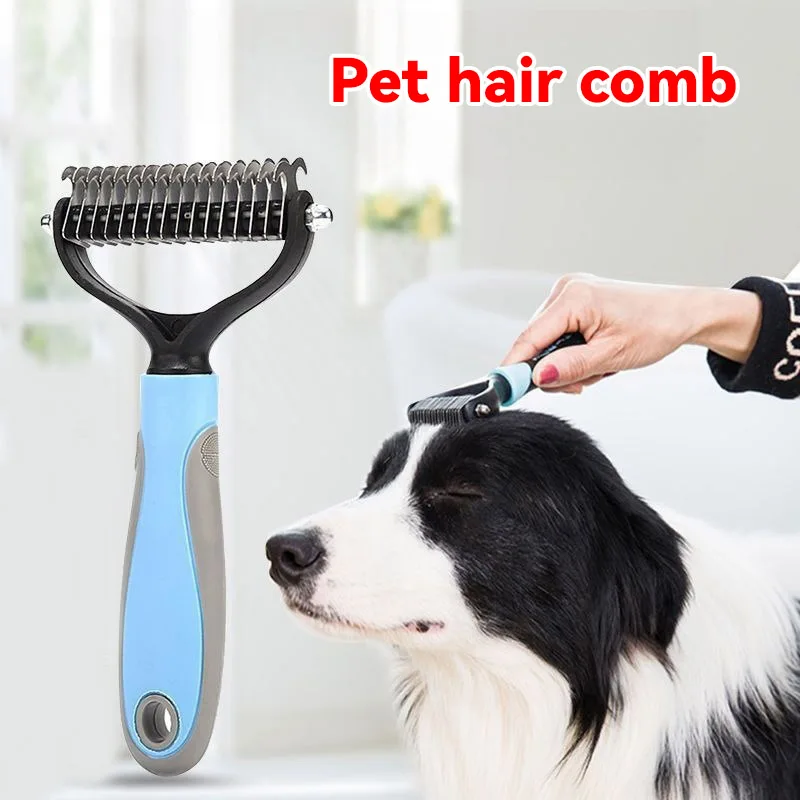 

Dog Cat Hair Removal Comb Pet Long Hair Short Hair Pet Grooming Care Brush Trimming Dematting Brush Dog Pet Grooming Equipment