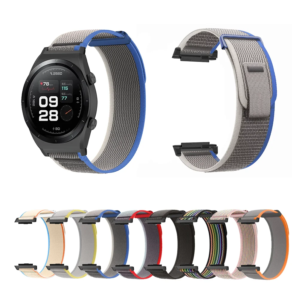 Nylon woven loop strap for Xiaomi Blood Pressure Watch H1 watch sports high-altitude wilderness loop band