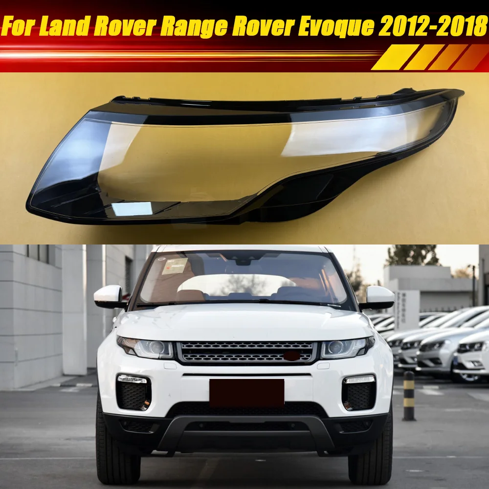 

For Land Rover Range Rover Evoque 2012-2018 Headlamp Housing Lamp Shell Headlight Cover Transparent Lampshade Lens Plexiglass