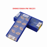 10P DNMG150604,DNMG1150608,DNMG150612-PM,DNMG150608-DM,DNMG150612 YBC251 CNC Lathe Tool Turning Carbide Insert For  Steel