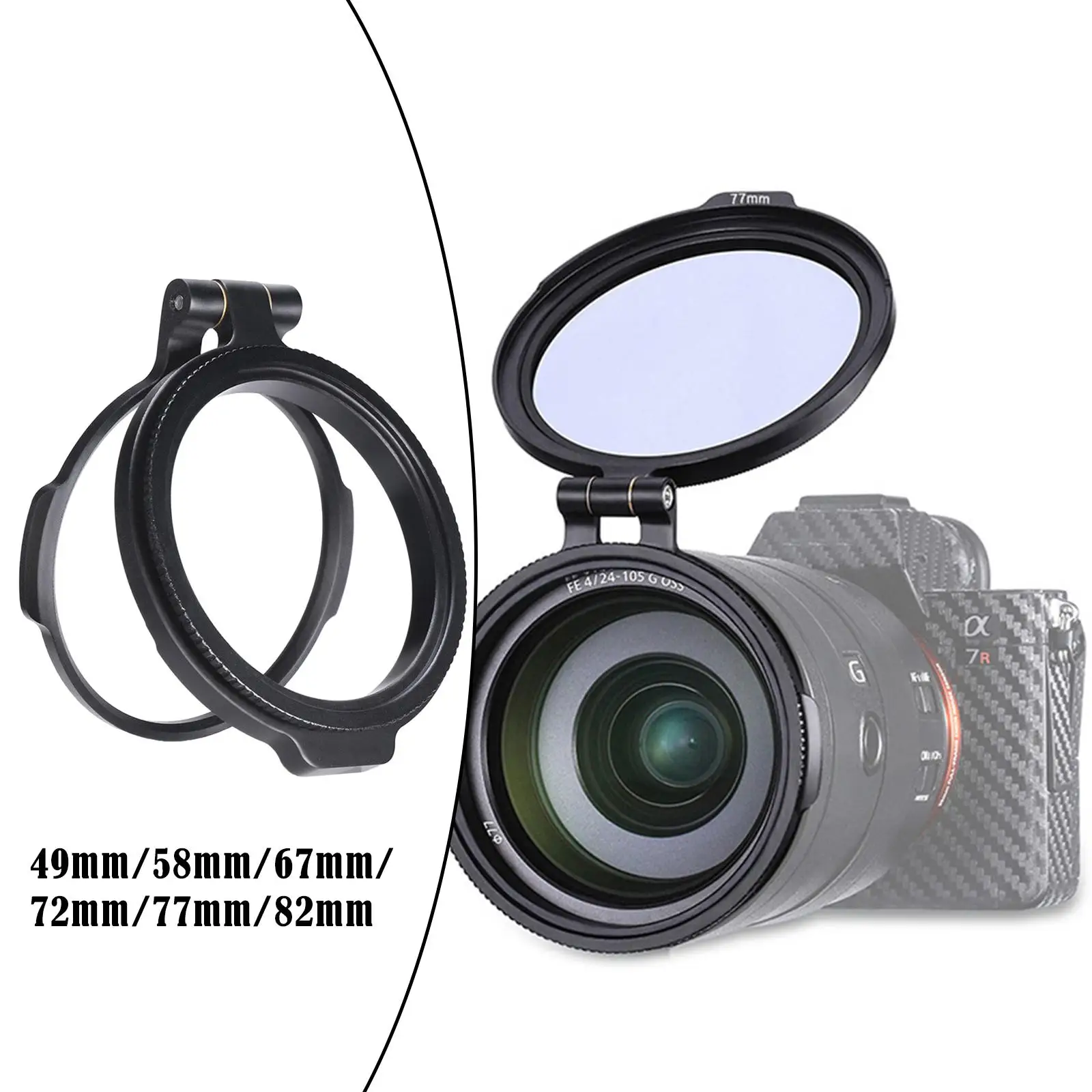 ND Filter Ring Adapter Quick Release Switch Mount Clip für DSLR-Kamera