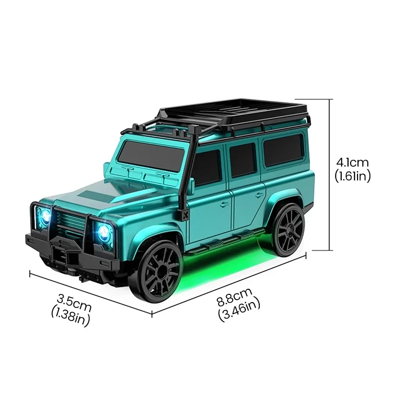 รถดริฟท์บังคับวิทยุขนาด 1/64 ขับเคลื่อน 4 ล้อ พร้อมไฟ รุ่นจำลองขนาดเท่าของจริง ของเล่นเด็ก ของขวัญคริสต์มาส