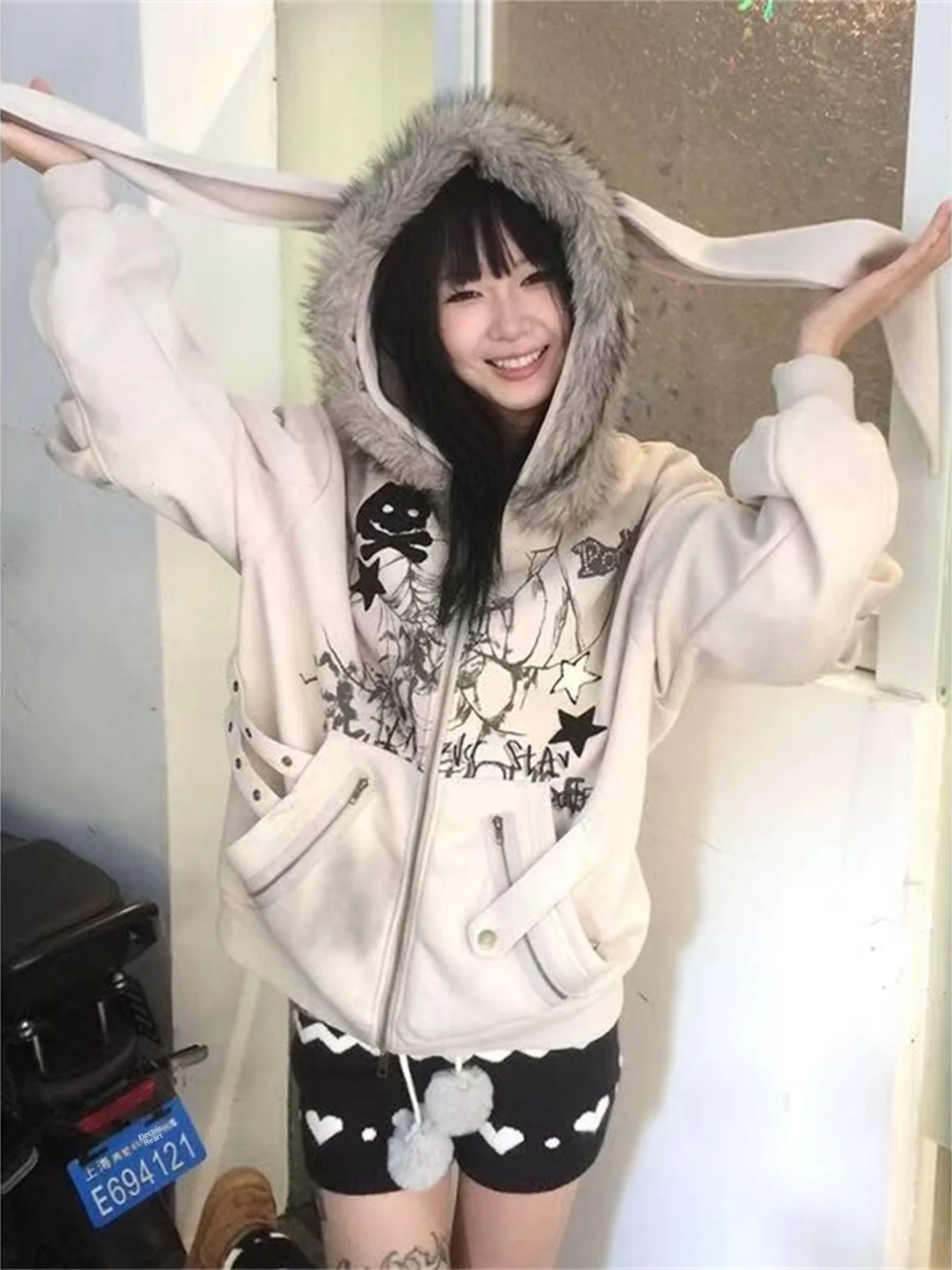 Thiened Fur Collar … - image