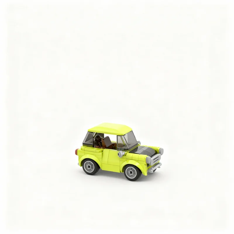 154pcs MOC Mr Bean's MINI Model Toy Building Blocks Construction Christmas Gift Education Birthday Assemble 3D Art Display Idea
