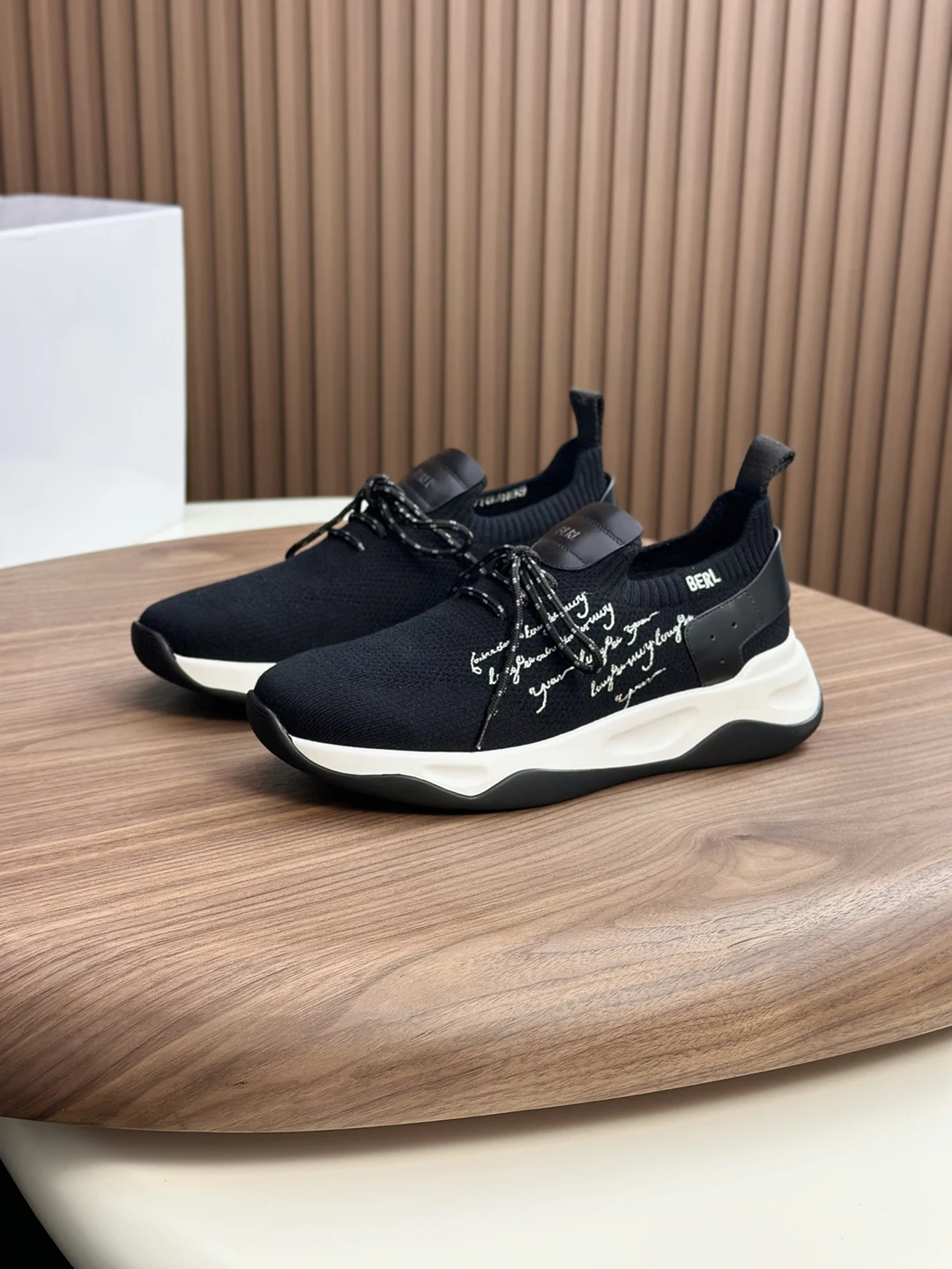 BLLIYOSS 1895 Shoes for Men 2025 new Cowhide splicing high weaving high density flying weaving high quality Soft cowhide lining