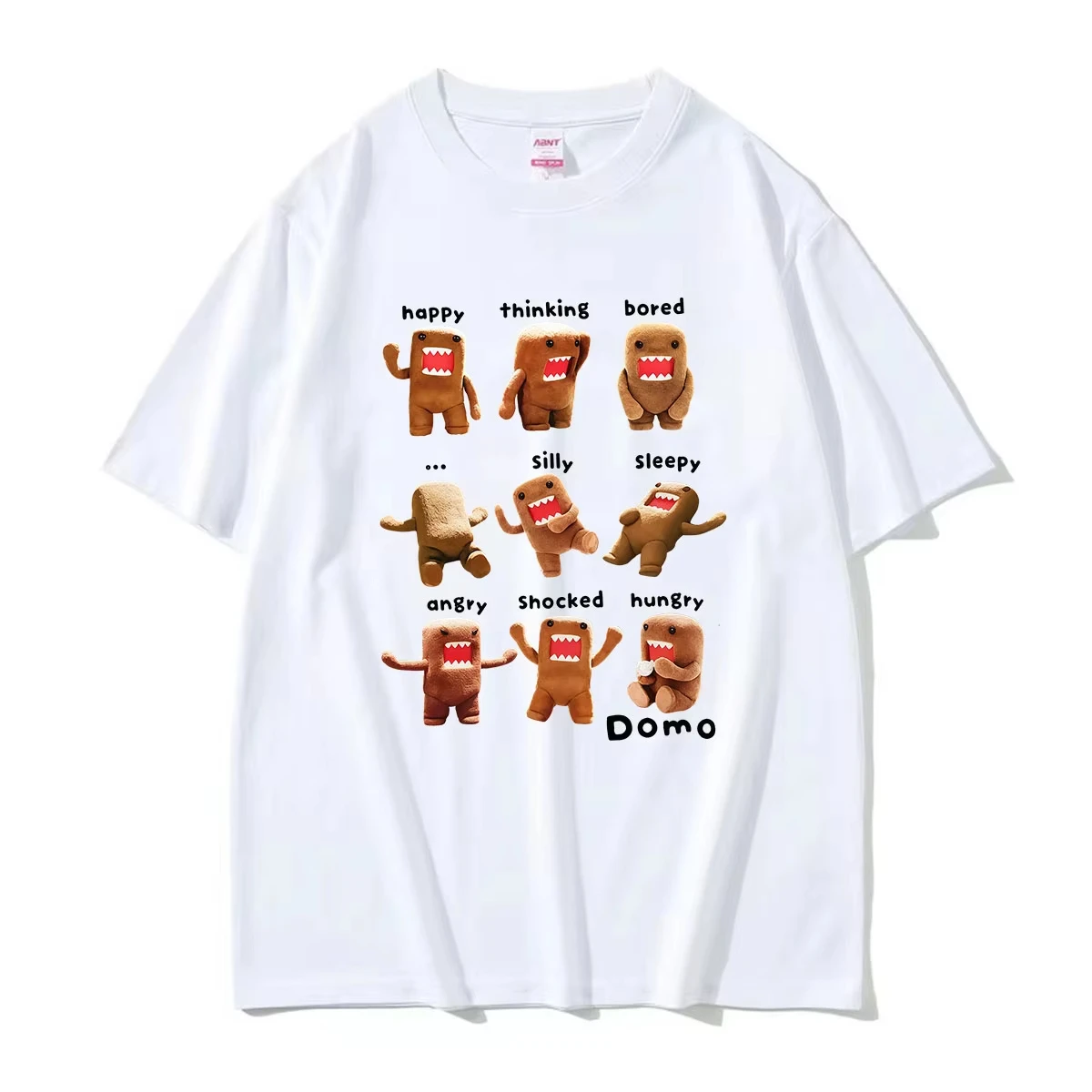Domo Kun Funny Meme T Shirt Men Women Vintage Fashion Oversized 100% Cotton T-Shirts Harajuku High Quality Short Sleeve T-shirt