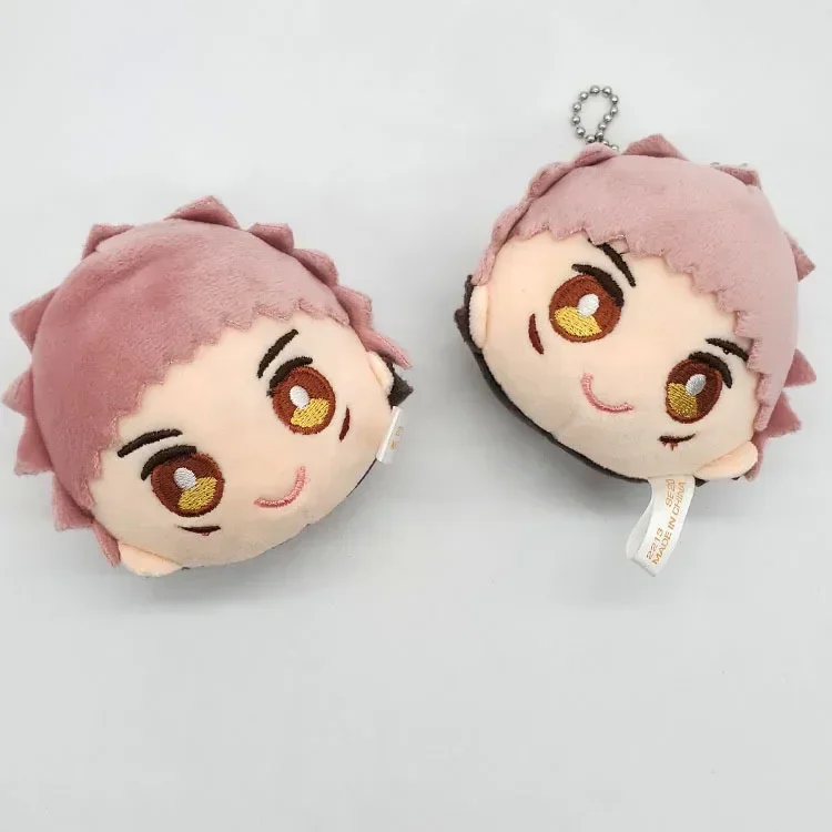 Anime Soft Plush Pendant Q-Version Backpack Keychain Doll Toys Yuji Itadori Head Bag Decoration Juguetes Back To School Anime