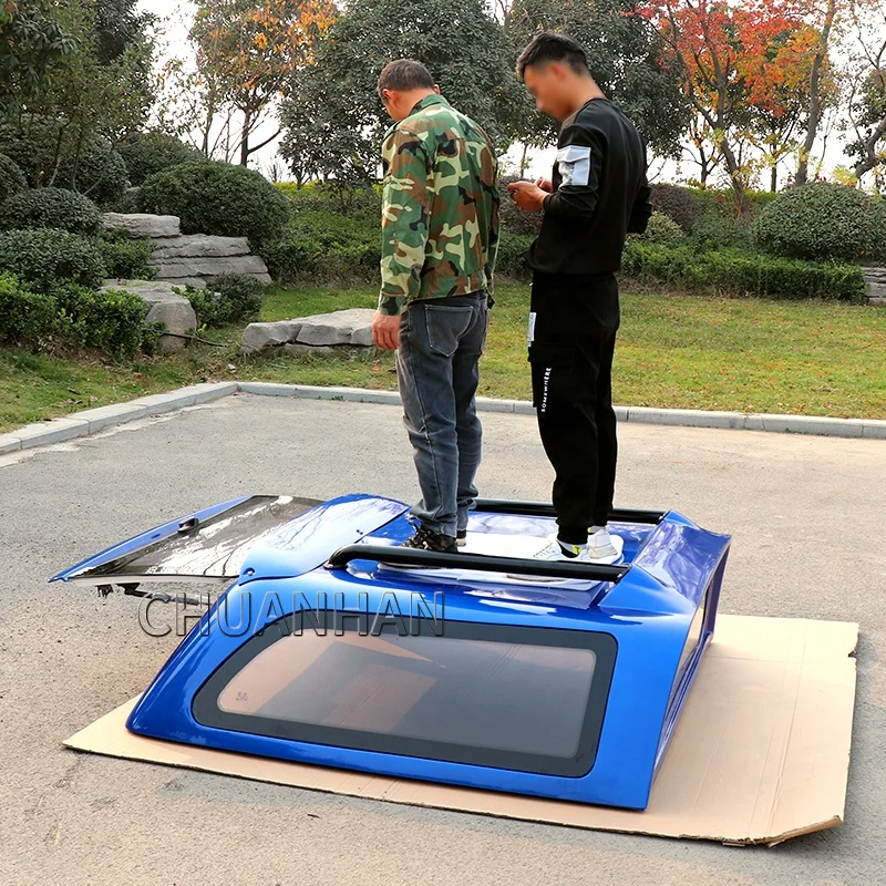 

Brand New Modification Retractable Fiberglass FRP Flat Pickup Tonneau Cover Ford Ranger Canopy Hardtop Accessories Ford F-150 Ra