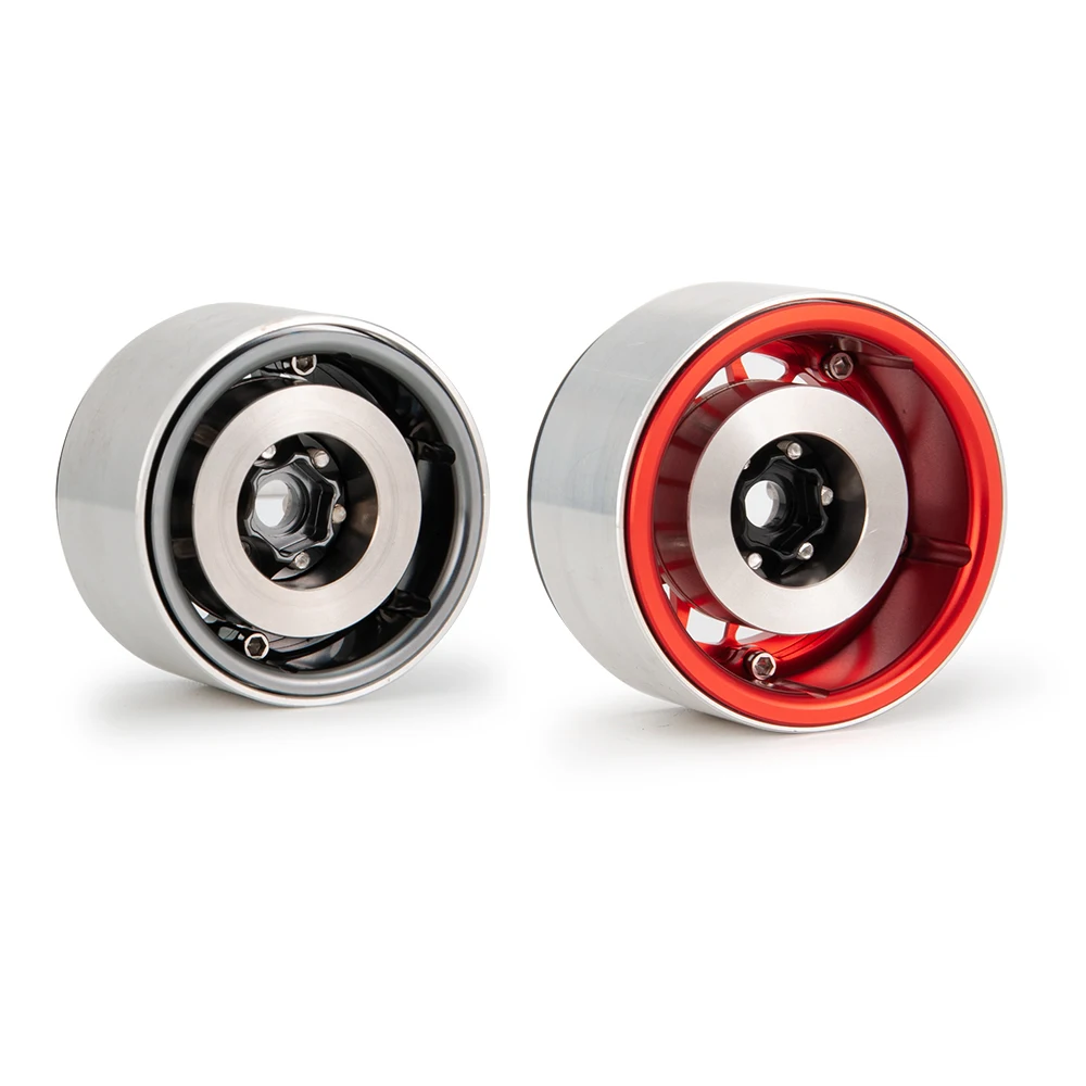 AXSPEED 1pcs Brass Brake Disc Weights Internal Counterweight Balance Weight for 1.9/2.2 Wheel TRX-4 Axial SCX10 TRX6 1/10 RC Car