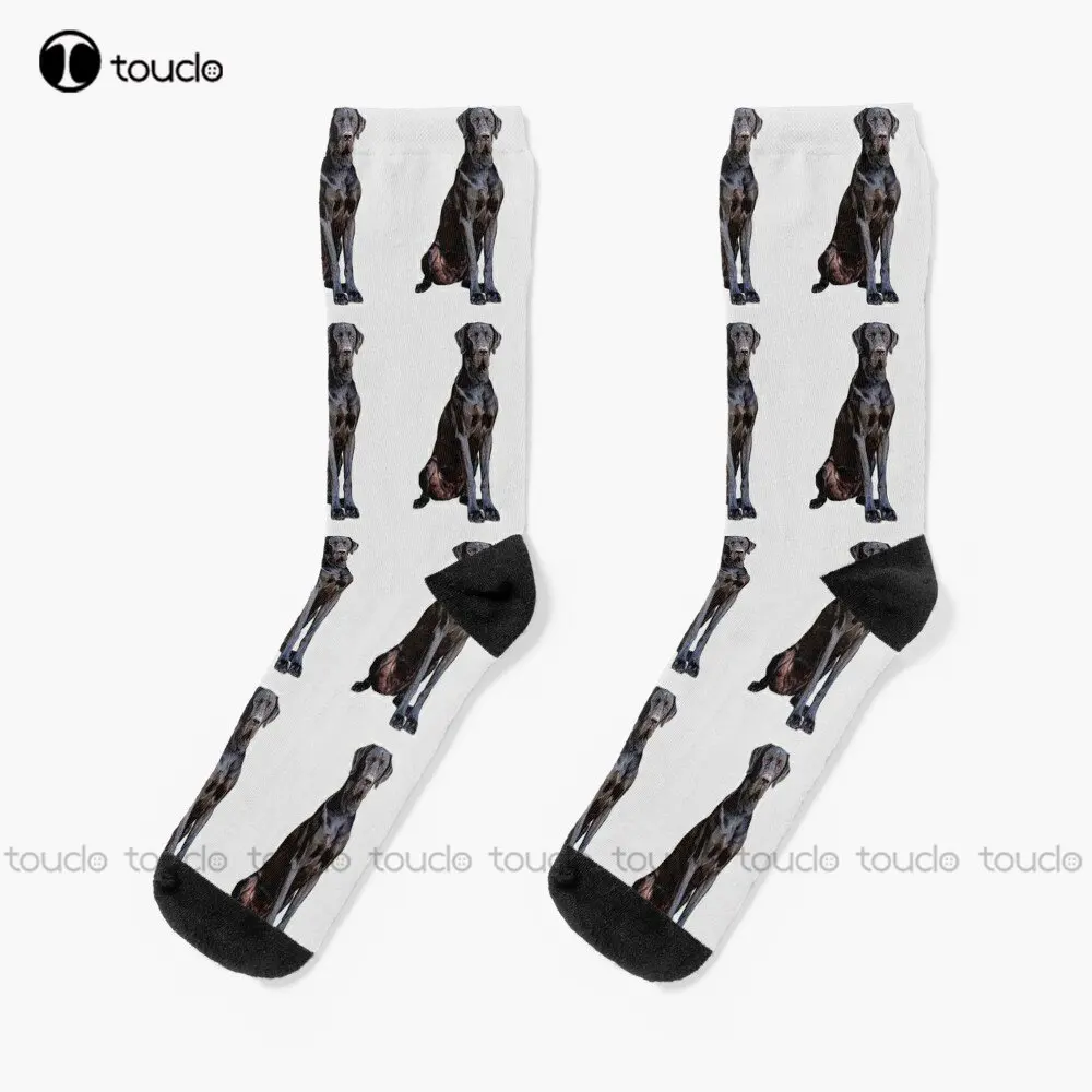 

Great Dane Stunning Black Dog Of Elegance Socks Graphic Socks 360° Digital Printing Custom Gift Streetwear Funny Sock