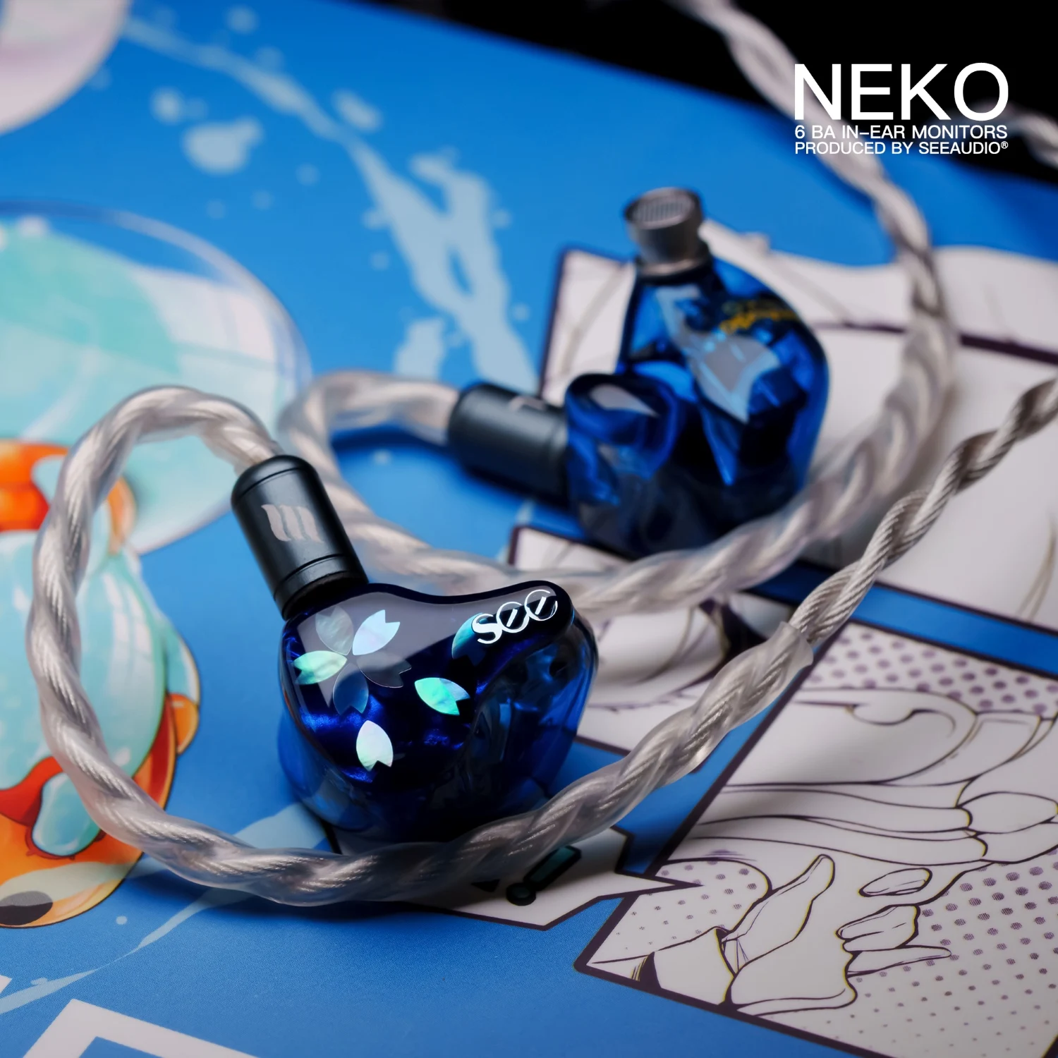 SeeAudio NEKO 6BA 有線イヤホン Amazon.co.jp: HiFiGo SeeAudio Neko 6BA インイヤーモニター、6