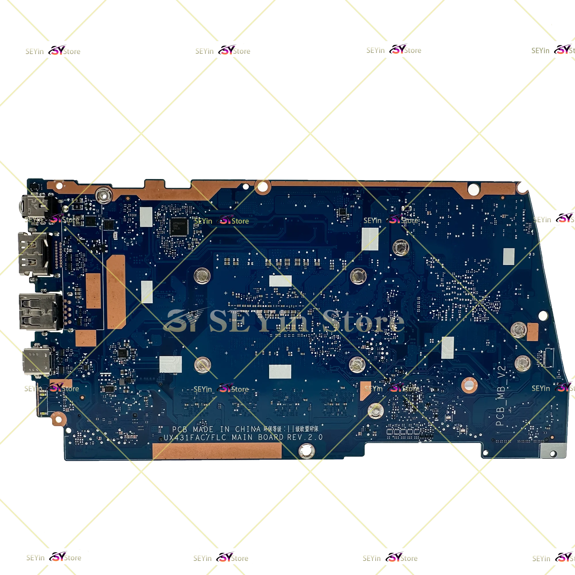 UX431FA Mainboard For ASUS UX431FAC X431FA X431FAC UX431FN UX431FL UX431FLC X431FL X431FLC Laptop Motherboard i3 i5 i7