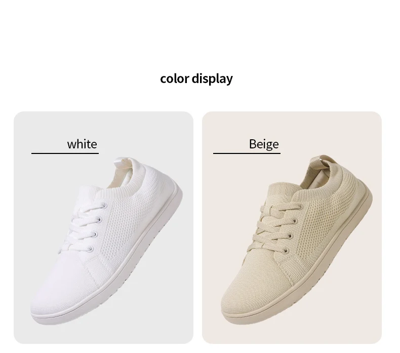 Weitzeige Schuhe Herren Zero Drop Minimalistische Mode Einfache Casual Sneaker Barfußschuhe Damen Joggingschuhe Mesh Wanderschuhe – Detail 17