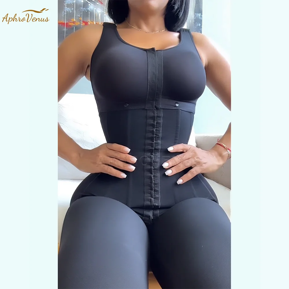 Faja Reductora Mujer Abdomen Women High Compression Long Pants Full Body Shapewear Waist Trainer Shaper for Post Liposuction Use