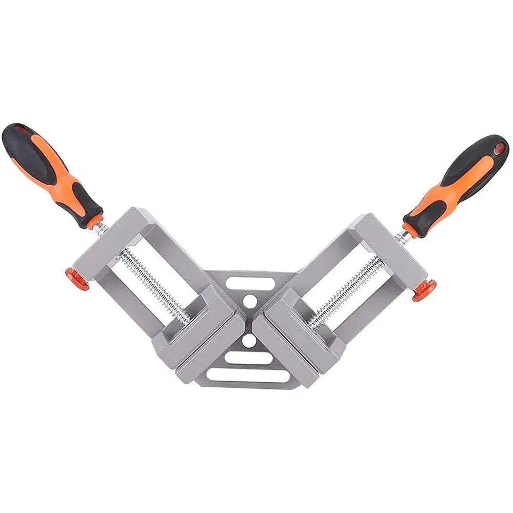 

90 Degree Clip Welding Woodworking Right Angle Clamp Photo Frame Corner Clip Woodworking Vise Workbenches Aluminum Alloy Clip