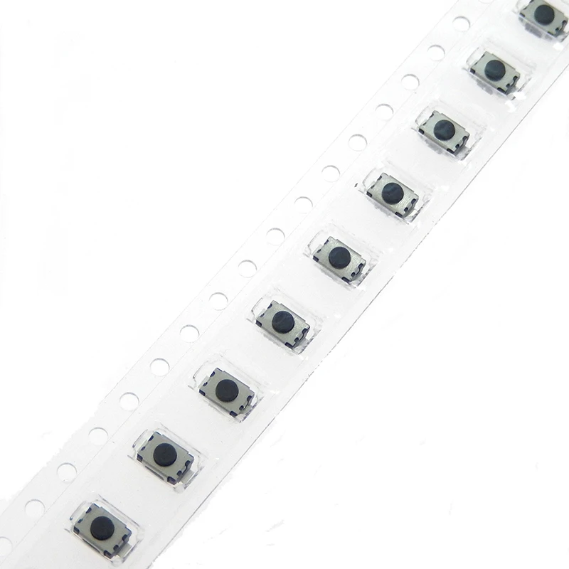 100PCS 3X4x2mm 2PIN smd TACT push button switch Micro key power tactile switches 3x4x2 3*4*2MM Light touch