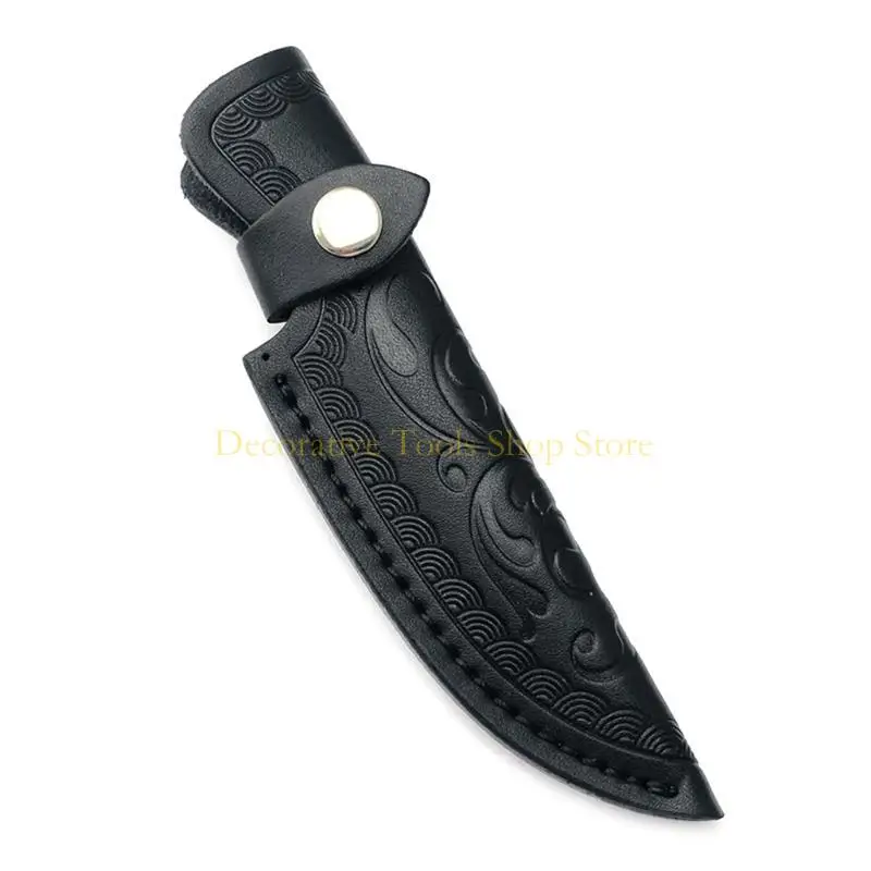 QX2E Leathers Knife Pouches Handmade Knife Belt Loop Case Holder Bag Pocket Knife Sheath for Cutting Tool Carriers view 5