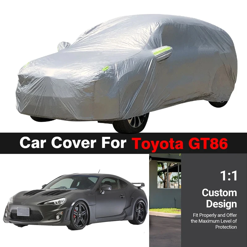 

Car Cover Auto Outdoor Sun Shade Anti-UV Snow Rain Ice Resistant Cover Dustproof For Toyota GT86 GR 86