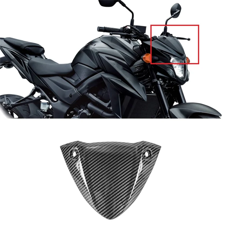 

Motorcycle Upper Head Nose Front Windshield Fairing Fit For Suzuki GSX-S750 GSXS750 2017-2021-X67A