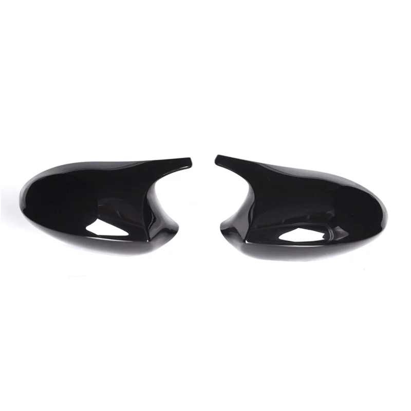 

1Pair Car Glossy Black Cow Corner Rear View Mirror For BMW 1 3 Series E81 E87 E90 E92 2004 2005 2006 2007 2008 2009 Parts
