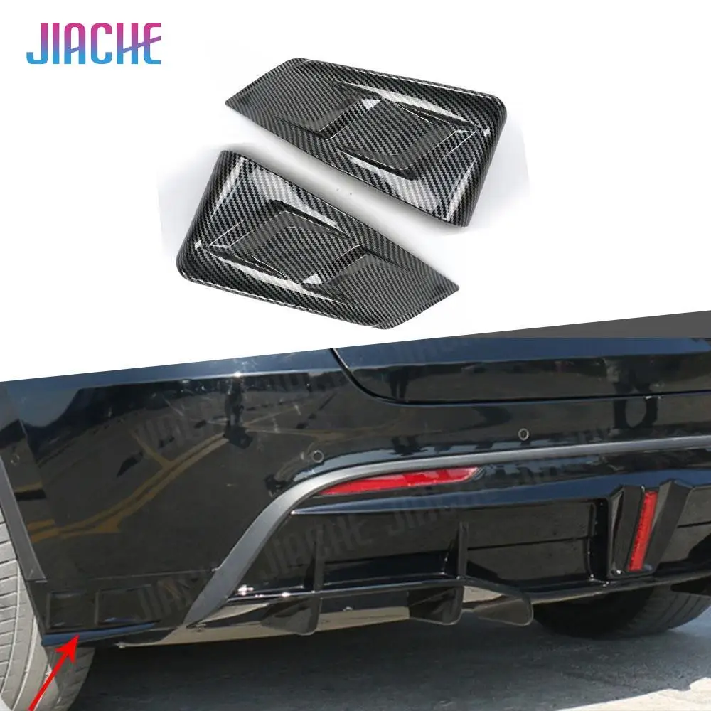 

for Tesla model Y 2021+ Rear Bumper Lip Side Splitter Rear Splitters Lip Side Aprons Canard Flaps Car Styling ABS Material