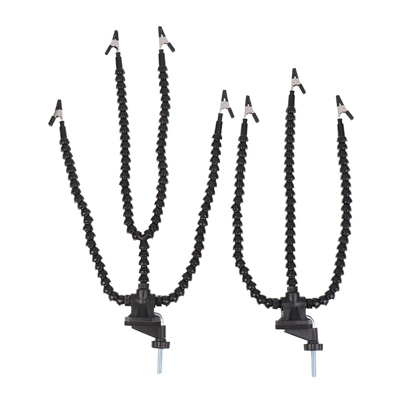Soldering Stand Welding PCB Holder Flexible Arm Soldering Tool Multi Soldering Helping Third Hand Tool Table Clip