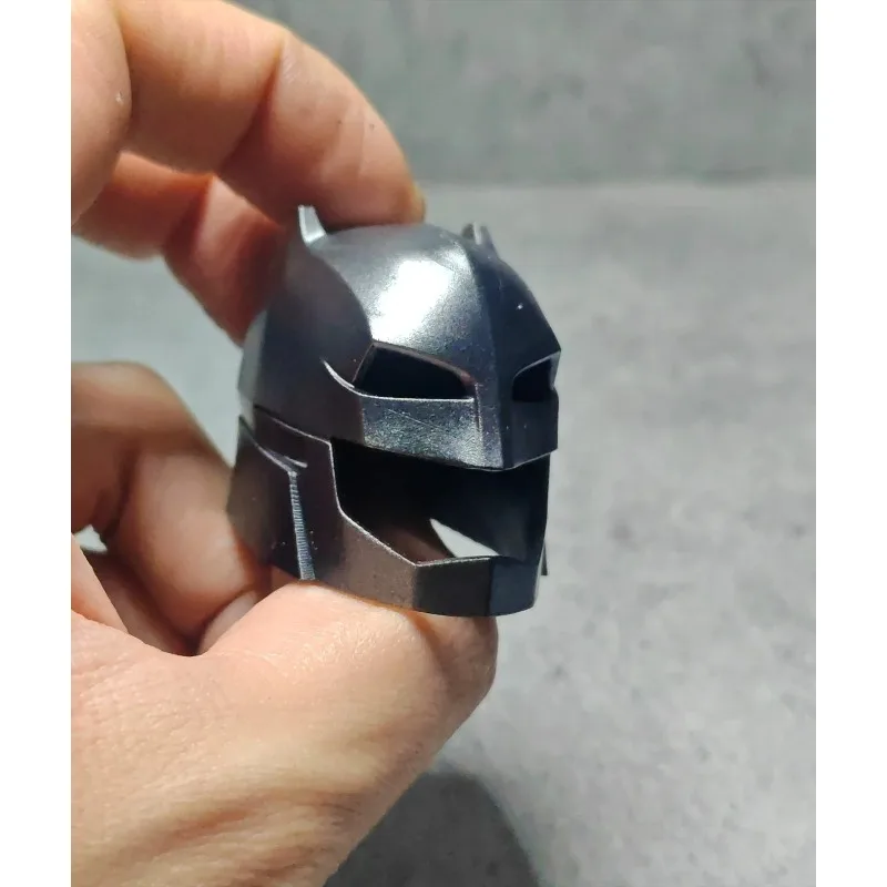 1/12 1/6 Scale Action Figures Heavy Armor Empty DC Batman Helmet Soldier Accessories Skull Model for 6''12'' HT Mezco Body