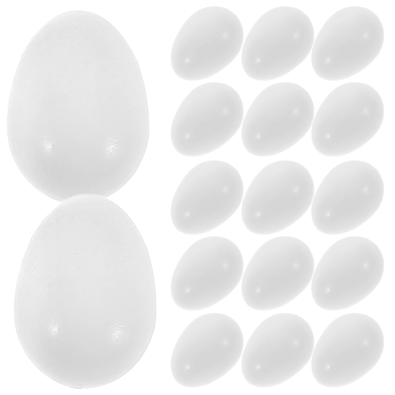

30Pcs Fake Solid Plastic Parrot Egg Artificial Bird Egg for Nest Management Pigeon Breeding Hatching Aid Supplies