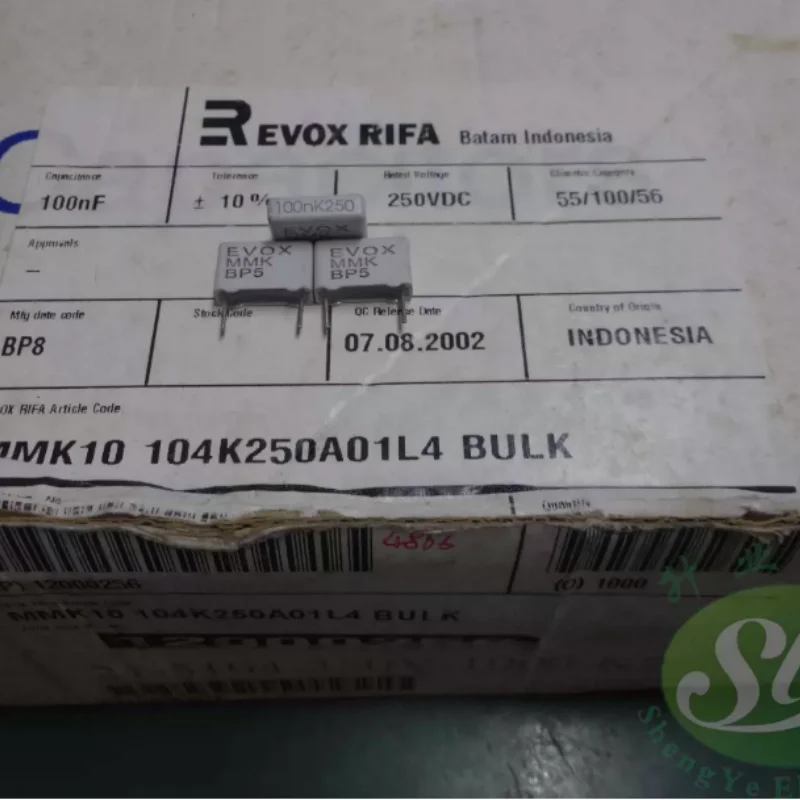 10pcs-100pcs EVOX MMK10 0.1uf/250v 100nf u1 104 New film capacitor 10MM